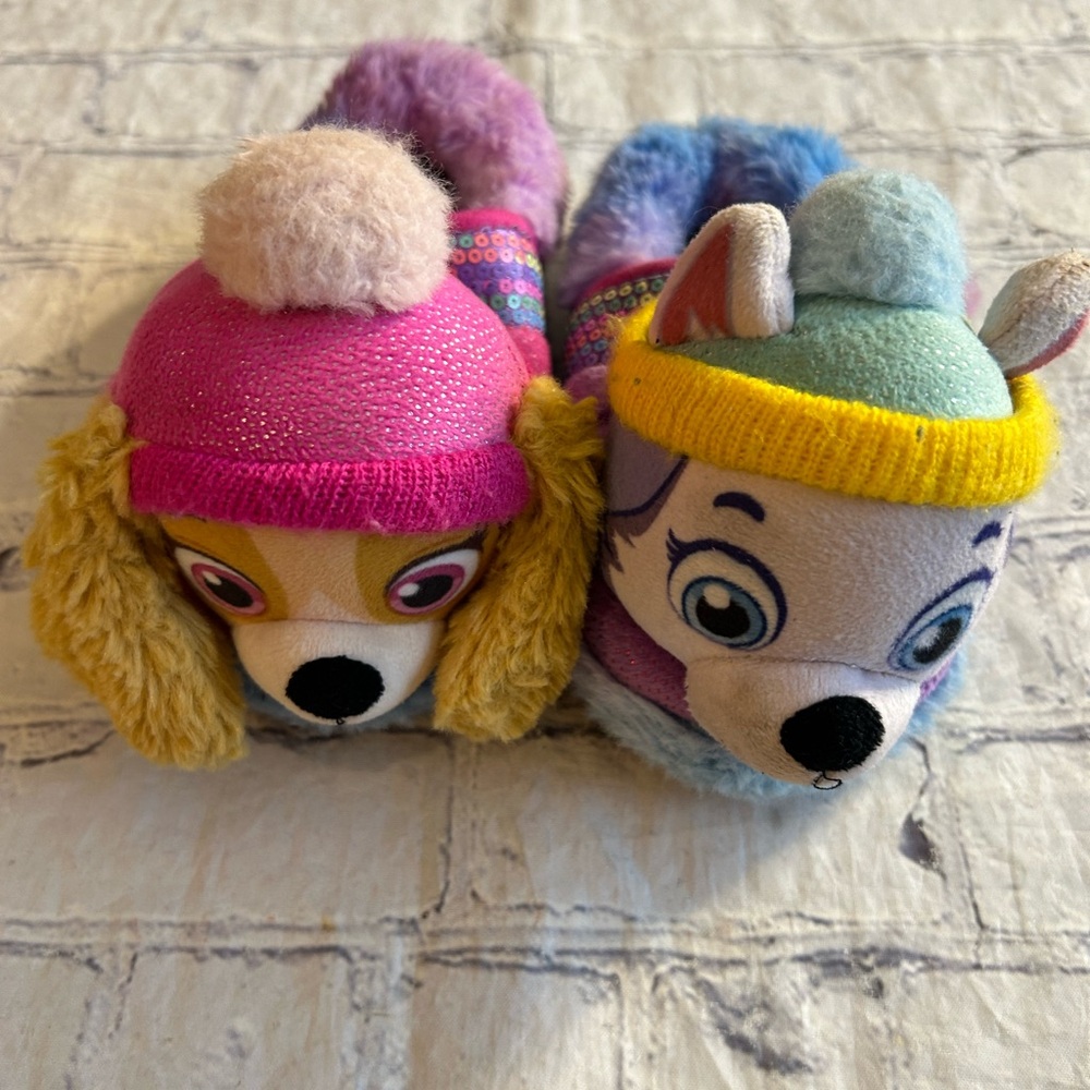 PAW PATROL TODDLER GIRLS FUN SLIPPERS SIZE 9-10